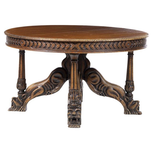 Portuguese Dining Room Table, Late 19th Century For Sale - Image 6 of 6