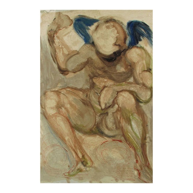 1960 Salvador Dali Woodcut Purgatory 15 Envy For Sale