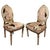 18th Century Italian Louis XVI Ivory Lacquer, Gilt and Ikat Damask Chairs, Set of 2 For Sale - Image 12 of 12