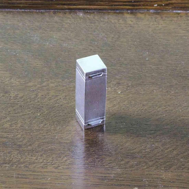 1990s 1990s Sterling Silver Double Pill Box, Square For Sale - Image 5 of 14