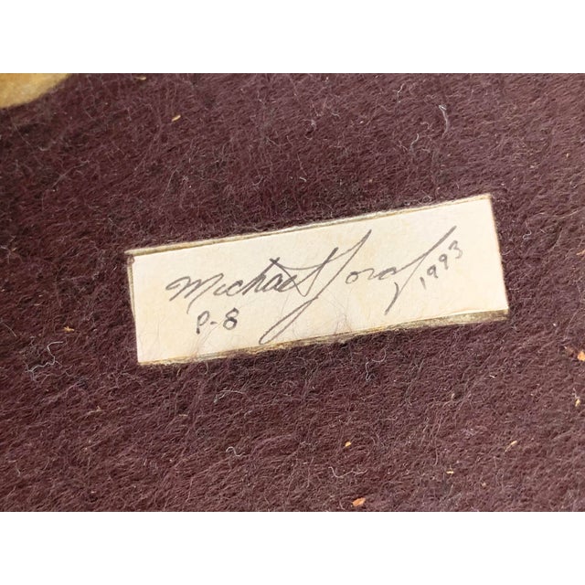 Vintage 1993 Michael Lord Hand Carved Stone Bunny Statue For Sale - Image 9 of 11