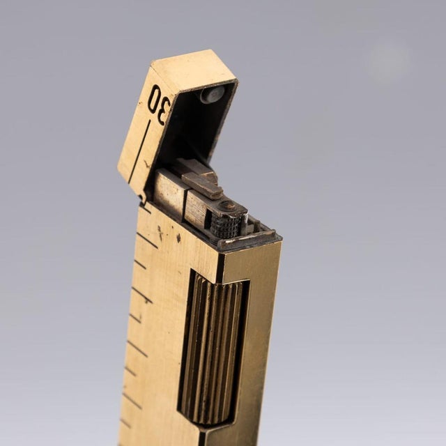 Vintage 20th Century Novelty Foot Rule Lighter from Dunhill, England, 1960s For Sale - Image 6 of 12