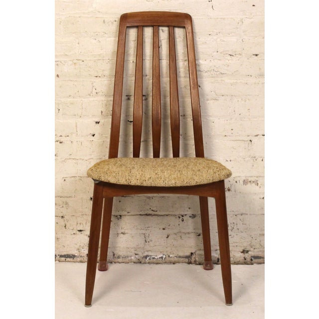 Mid-Century Modern Mid 20th Century Set of Four Teak and Tweed Dining Chairs by Sun Furniture For Sale - Image 3 of 17