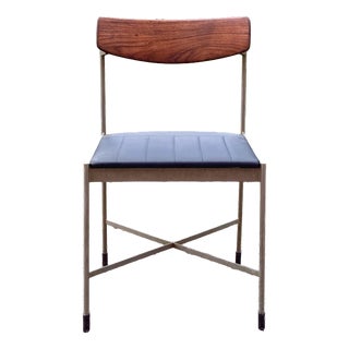 Modernist Industrial Teak Chair from Thereca, 1960s For Sale