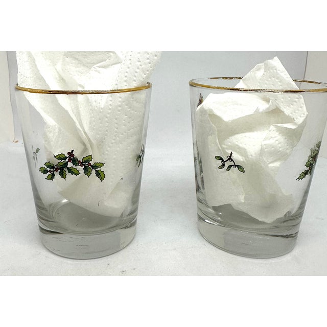 Spode made in England set of 2 double old fashioned gold rimmed glasses to add to your collection