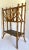 Antique English Burnt Bamboo Tall Magazine Rack For Sale - Image 12 of 13