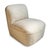 Ivory Ivory Soft Swivel Slipper Chair For Sale - Image 8 of 13