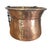 Hand-Hammered Copper Hanging Planter With Forged Iron Chain 12" For Sale - Image 9 of 17