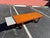 Folke Ohlsson Large Mid Century Modern Danish Teak Coffee Table Bench With Pull Out Tray For Sale - Image 4 of 12