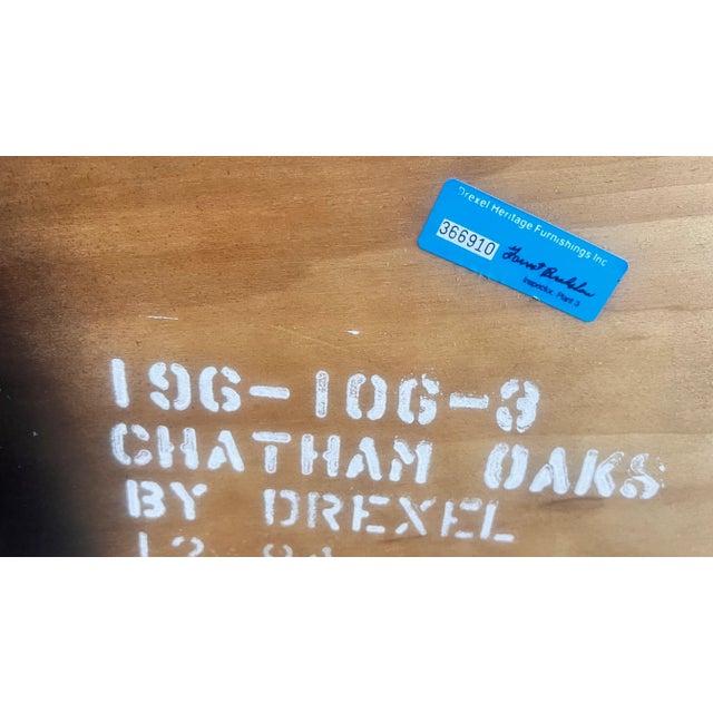 1980s Drexel Heritage Chatham Collection Coffee Table For Sale In Boston - Image 6 of 6