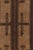 Beige Vintage Tuareg Mat, Beige-Brown With Bold Tribal Geometric Motifs - Rug & Kilim For Sale - Image 8 of 9