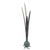 Verdigris Vintage Verdigris Cattail Candleholders, Copper Bronze Metal, Pair, 13" For Sale - Image 8 of 13