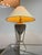 Rustic Rustic Patinated Metal Tripod Table Lamp For Sale - Image 3 of 12