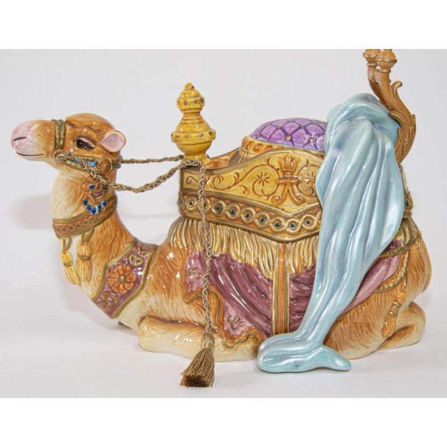 Porcelain Resting Arabian Camel by Fitz and Floyd For Sale - Image 12 of 13