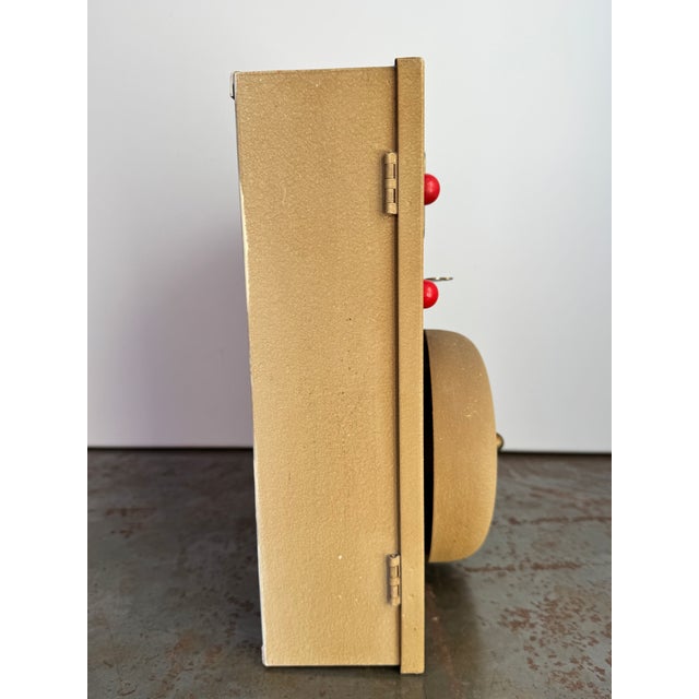 1961 Fire Alarm Panel With Red Indicators For Sale - Image 11 of 15