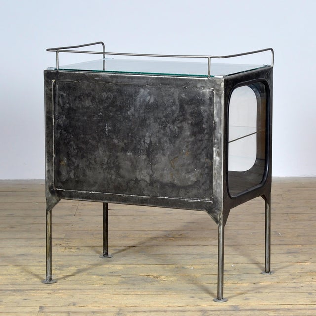 Vintage Glass Hospital Cabinet, 1970s For Sale - Image 12 of 13
