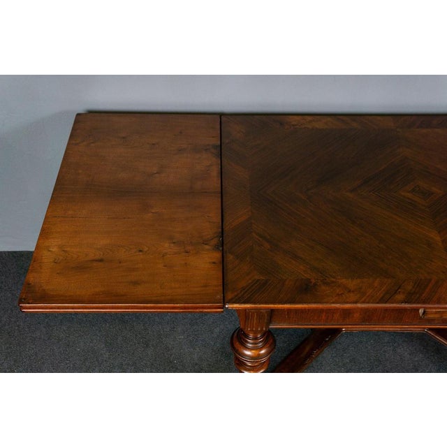 Vintage Wood Dining Table, Late 1800s For Sale - Image 14 of 18