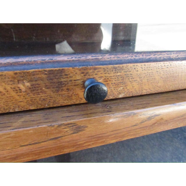 Antique English Oak Stacking Lawyers Bookcase For Sale - Image 18 of 18