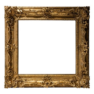 Louis XV Stucco Frame in Gilt, France, 1700s For Sale
