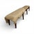 French 18c French Antique Directoire Walnut Bench For Sale - Image 3 of 5