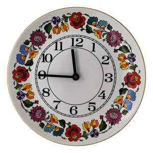 Vintage Hungarian Wall Clock, 1970s
