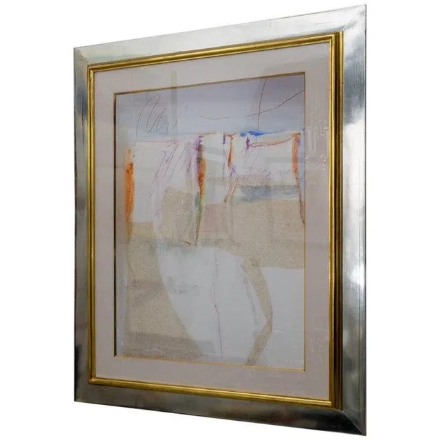 Harold Larsen Mixed Media Painting For Sale - Image 12 of 13