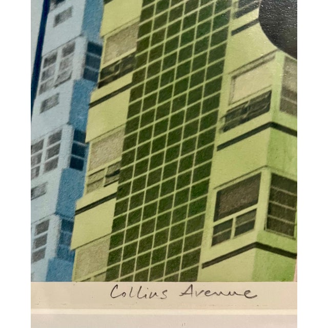 Art Deco Lisa Klausner, 1980s Collins Av Lisa Klausner South Beach Photograph Print Miami Beach Art Deco, 1983 For Sale - Image 3 of 5