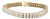 2ctw Diamond Tennis Omega Chain Bracelet 18k Yellow Gold 6.5" 5mm For Sale