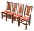 Gustav Stickley Antique Mission Oak Arts & Crafts H-Back Dining Chairs, Set of Four For Sale