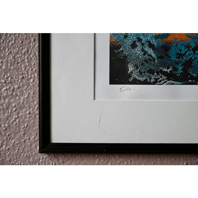 1980s Jean Davo, Lunar Wave, 1980s, Lithograph, Framed For Sale - Image 5 of 7