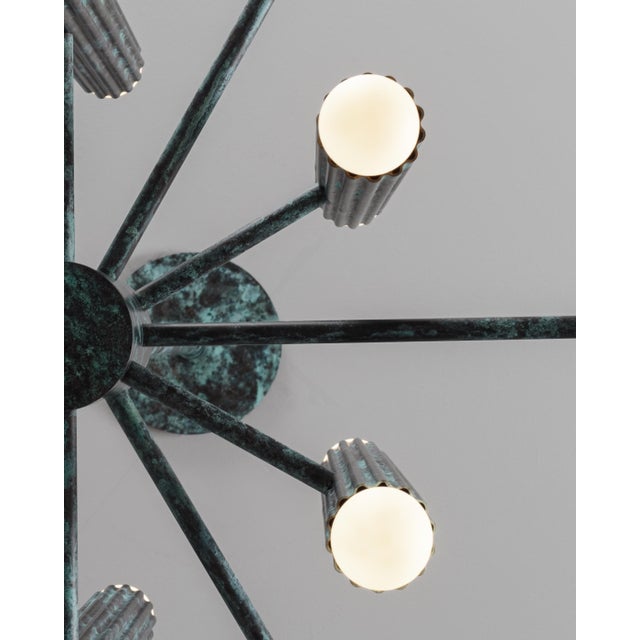 Early 21st Century Industrial Vesta Round 24 Chandelier For Sale - Image 5 of 18