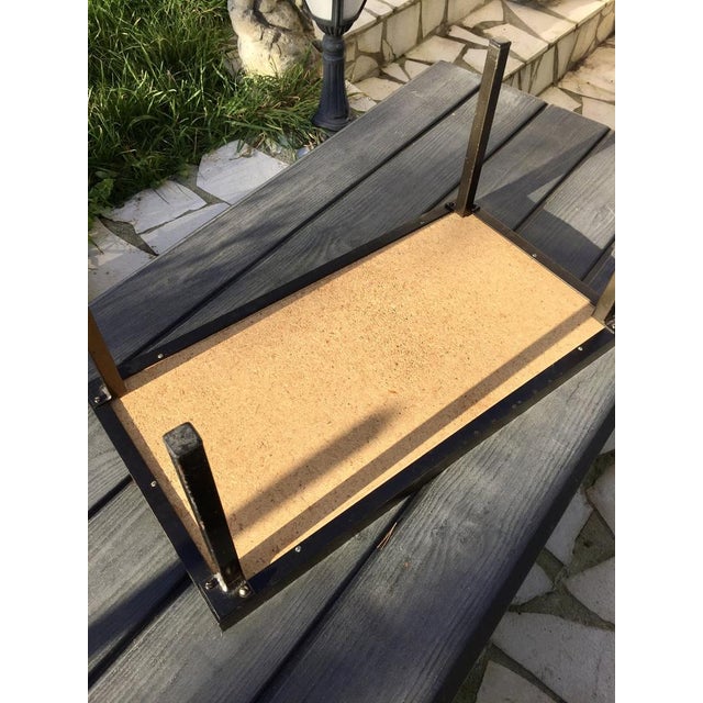 Roger capron, small end table, garrigue model, in perfect condition, signed. This piece has an attribution mark, i am sure...