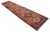 Textile Hand-Knotted Turkish Rug Runner Extra Long Hallway Decor - 3′1″ × 13′9″ For Sale - Image 7 of 13