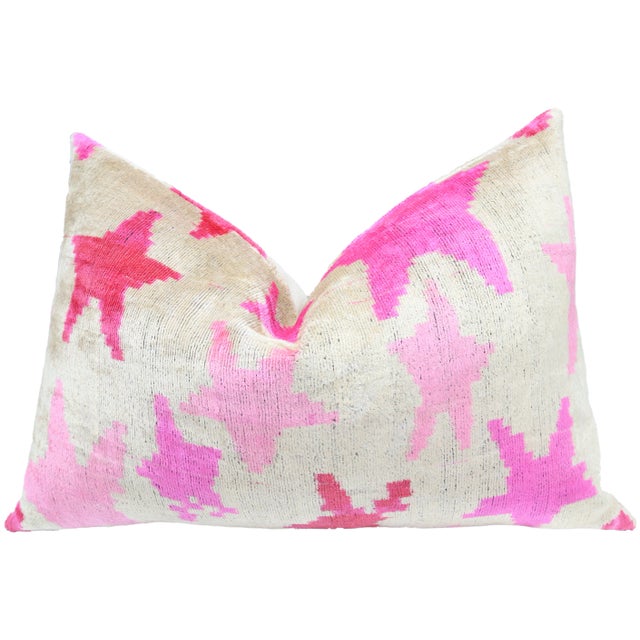 Modern Handmade Throw Pillow + Down Insert 16 x 24 For Sale - Image 11 of 11