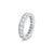 Metal Graff 18ct White Gold Diamond Eternity Ring 1.80ct 5.53g, Size 5.5 For Sale - Image 7 of 14