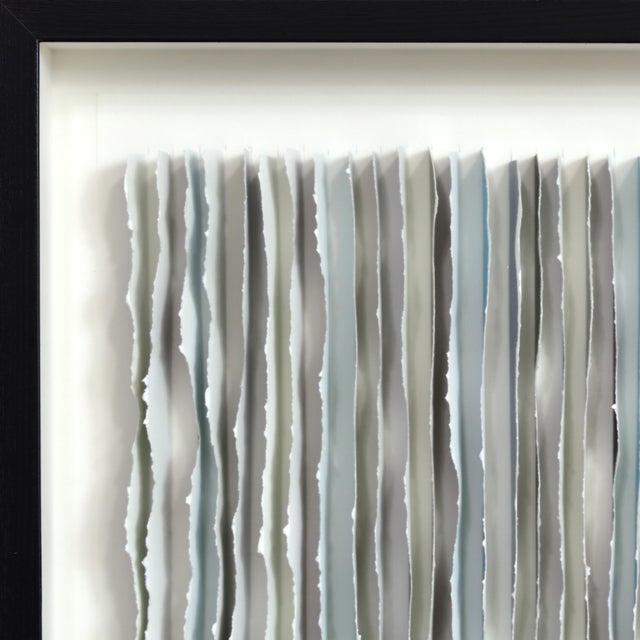 Fire Within - Original Framed Sculptural Abstract Mixed Media Artwork on Paper For Sale - Image 4 of 9