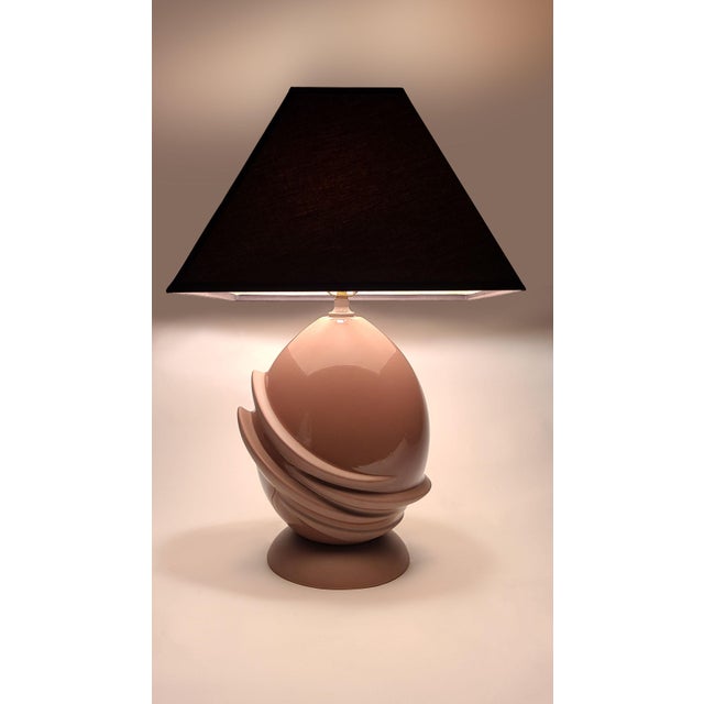 Mid-Century Modern Abstract Table Lamp by Howard Kron For Sale - Image 3 of 7