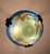 Cerulean 1920s Muller Frères Signed French Art Nouveau Chandelier For Sale - Image 8 of 10