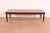 Baker Furniture Company Baker Furniture French Regency Louis XVI Carved Walnut Coffee Table or Cocktail Table, Newly Refinished For Sale - Image 4 of 15