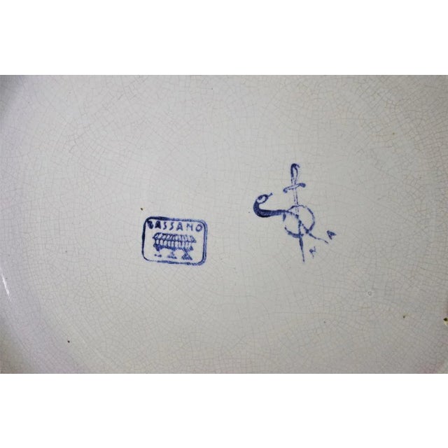 Ceramic Wall Plate from Bassano, 1970s For Sale - Image 9 of 10