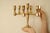 Vintage Swedish Brass 7-Arm Candelabra from Gusum For Sale - Image 6 of 18