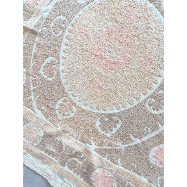 1960s Central Asian Suzani Tablecloth For Sale - Image 5 of 8