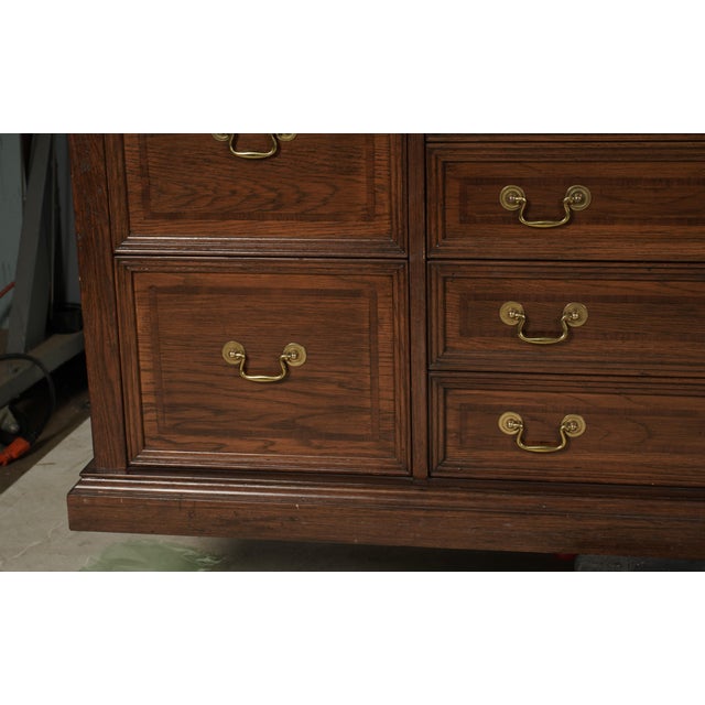 Brown 1960s Vintage Two Tone Mahogany Cradenza For Sale - Image 8 of 11