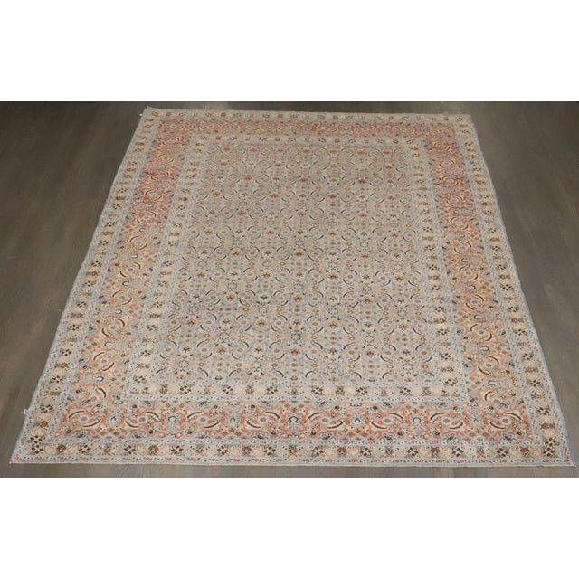 Early 20th century finely woven persian Tabriz Senneh Carpet
