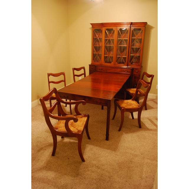 1940s Saginaw Mahogany Breakfront With PullOut Dining Table Chairish