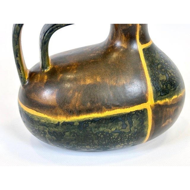 Brown Ceramic Pitcher by Eva Fritz-Lindner for Karlsruher Majolika, 1970s For Sale - Image 8 of 14