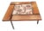 Coffee Table in Rosewood with Brass and Ceramic by Svend Aage Jessen For Sale
