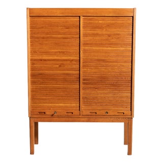 Swedish Oak Filing Cabinet, Early 1900s For Sale