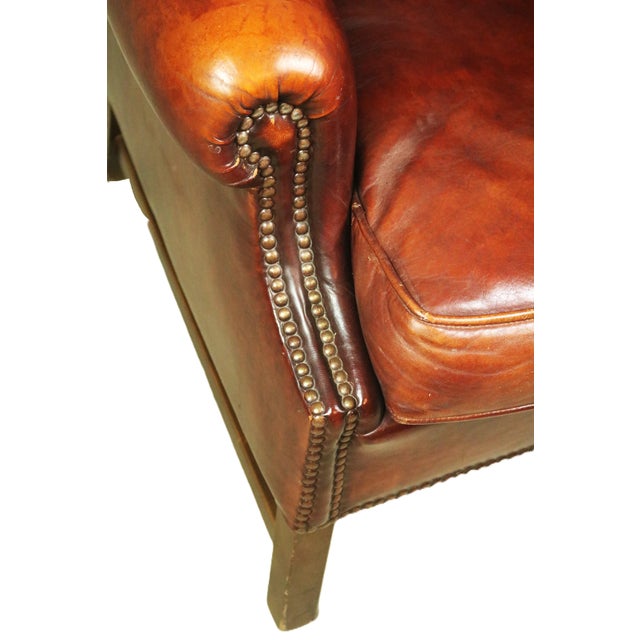 Mid 20th Century Mid 20th Century Oversized Wing Chair For Sale - Image 5 of 10