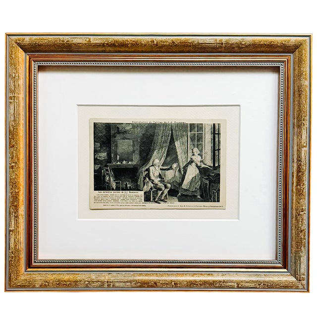 Early 20th Century Curated Parisian Architecture & History Framed Postcard Collection - Set of 6 For Sale In San Diego - Image 6 of 14